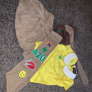 Dolls Kill pot brownie costume size small